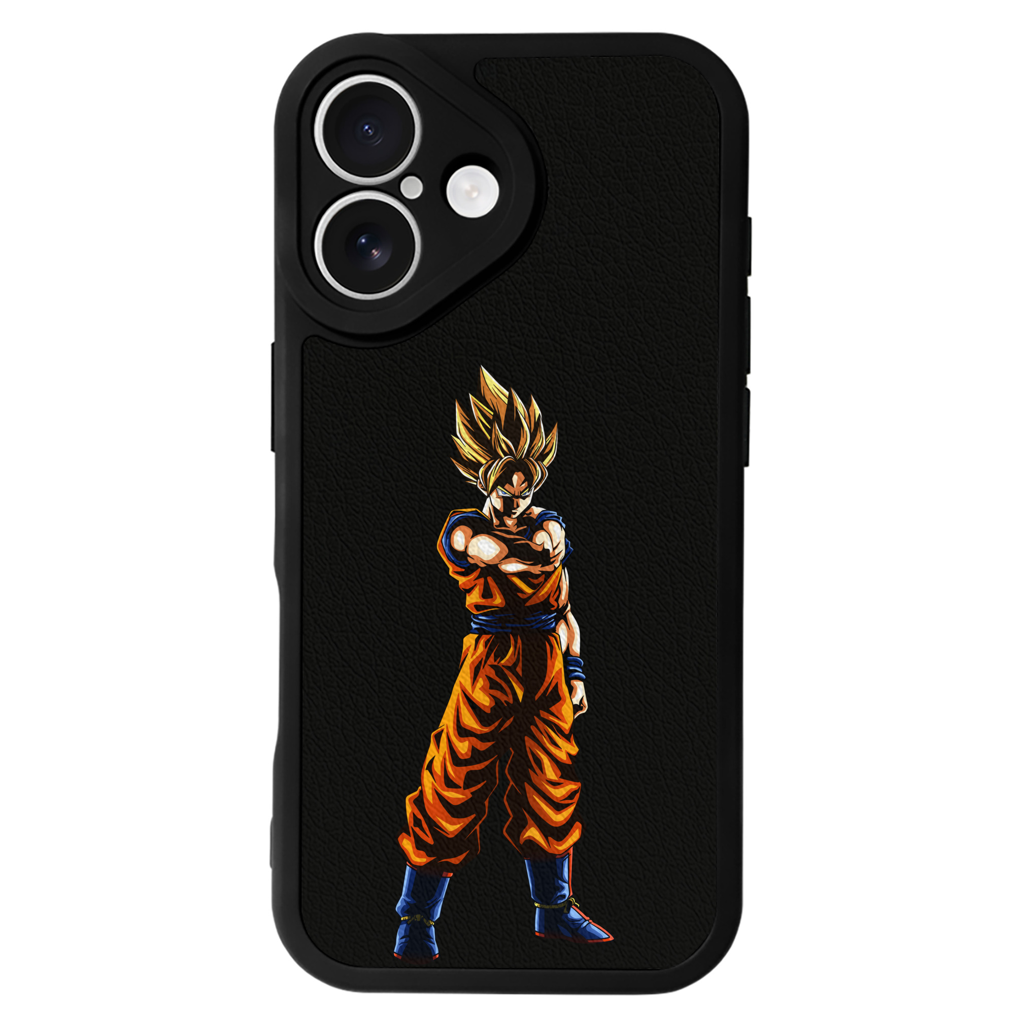 （画像用） ドラゴンボール 孫 悟飯（そんごはん）DRAGON BALL Son Gohan 【iPhone 16シリーズ対応】シリコンスマホケース（レザー調） 材質：シリコン